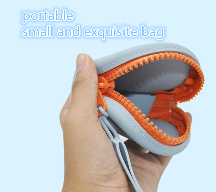 Round Silicone Pocket Change Zipper Wallet Pocket,The New Round Silicone Pocket Change Zipper Wallet Pocket Earphone Jewelry Silicone Bag Design