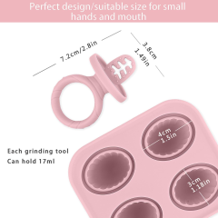 Toddler Popsicles Molds,Silicone Popsicle Molds,  Breastmilk Ice Pop Molds, Mini Frozen Pop Tray Molds for Baby Teething Relief Toddler Feeding Matte