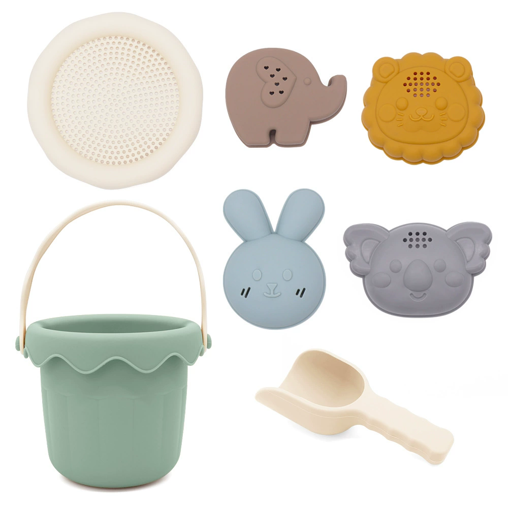 New Arrival Silicone Beach Sandbox Playing Toy Set,New Arrival Silicone Beach Sandbox Playing Toy Set with Various Kinds of Cute Sand Molds,