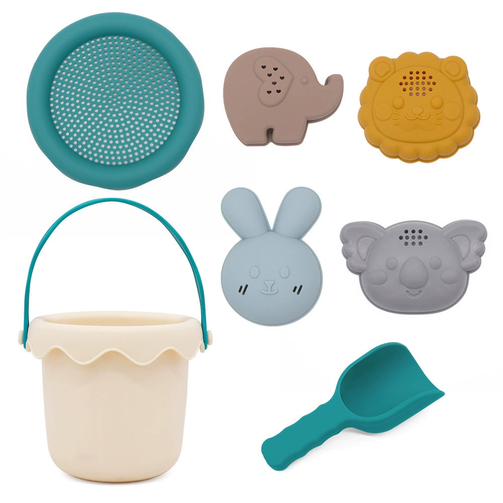 New Arrival Silicone Beach Sandbox Playing Toy Set,New Arrival Silicone Beach Sandbox Playing Toy Set with Various Kinds of Cute Sand Molds,