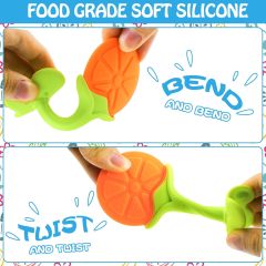 Teething Toys- Infant Teething Keys Set,Teething Toys- Infant Teething Keys Set, BPA-Free, Natural Organic Freezer Safe for Infants and Toddlers, Silicone Baby Teethers