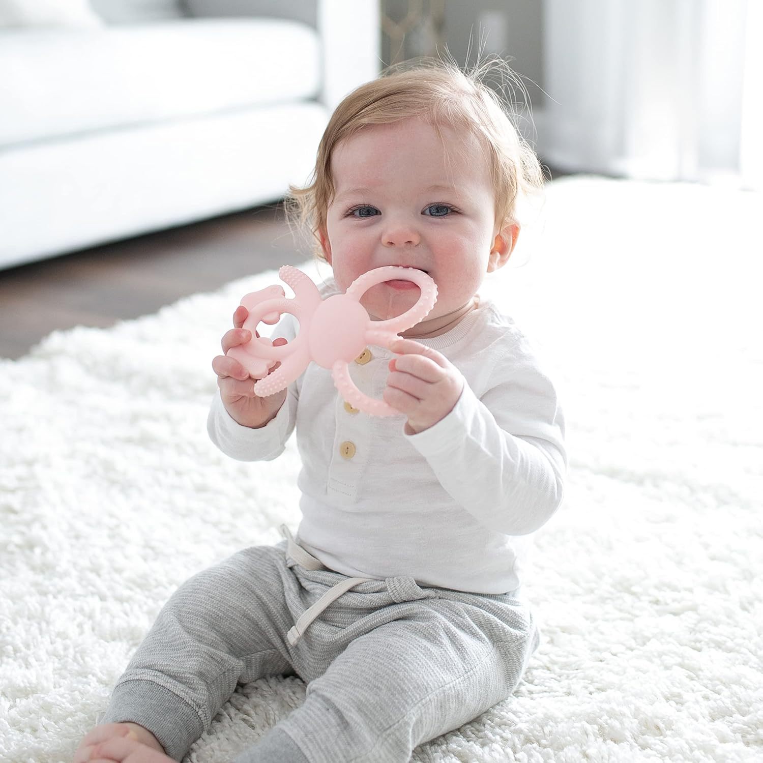 Soft 100% Silicone Baby Teether,Soft 100% Silicone Baby Teether, BPA Free,
