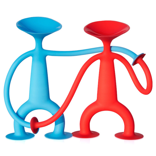Funny Silicone Figure Superelastic and Extra Stretchable Toy,Suction Bath Toys for Kids Ages 3-8 ,  Fidget Suction Cup Toys Construction Set Water Toys for Babies and Toddlers