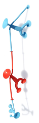 Funny Silicone Figure Superelastic and Extra Stretchable Toy,Suction Bath Toys for Kids Ages 3-8 ,  Fidget Suction Cup Toys Construction Set Water Toys for Babies and Toddlers