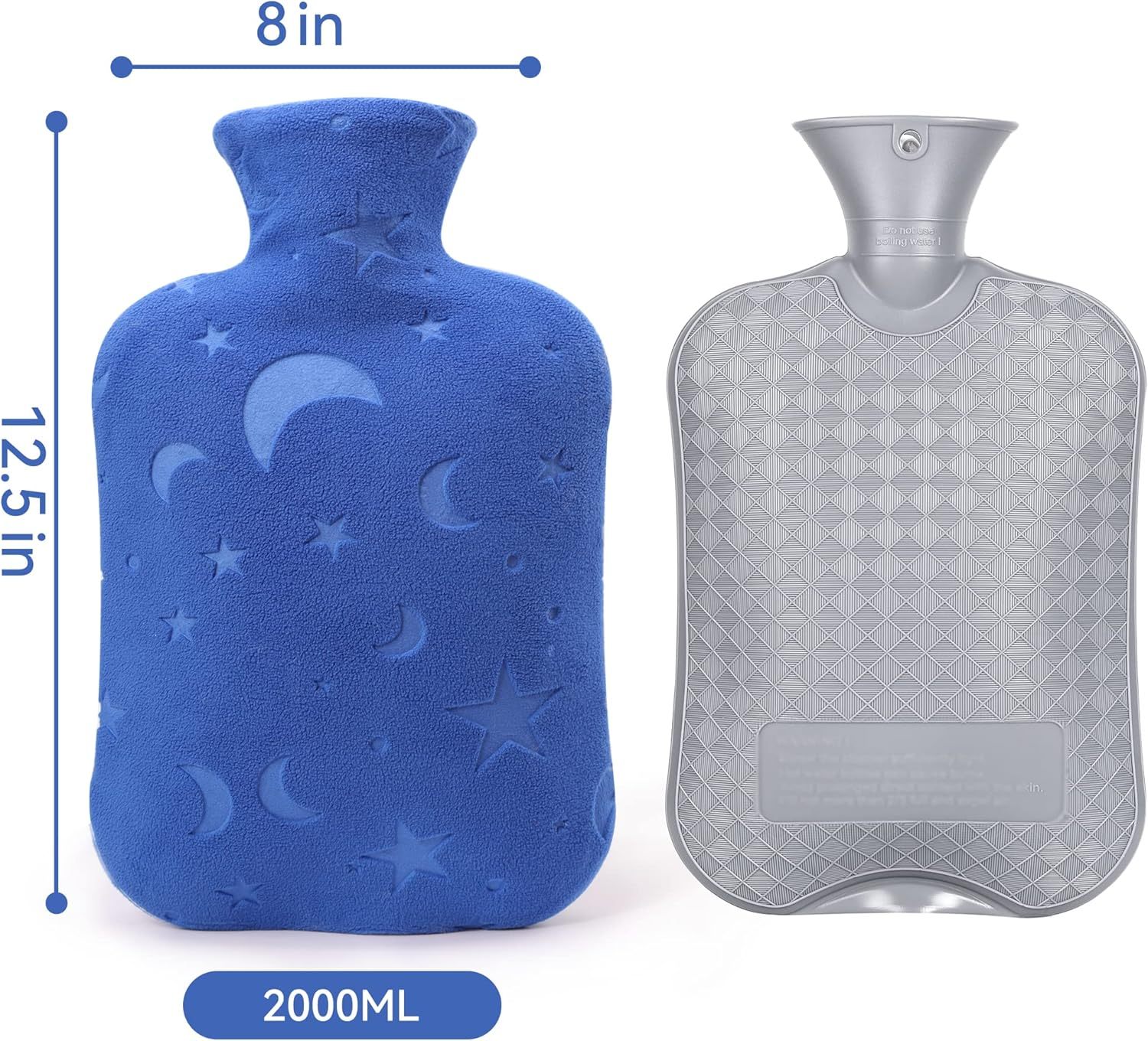 Silicone hot Water Bottle with Cover,Silicone hot Water Bottle with Cover
