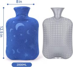 Silicone hot Water Bottle with Cover,Silicone hot Water Bottle with Cover