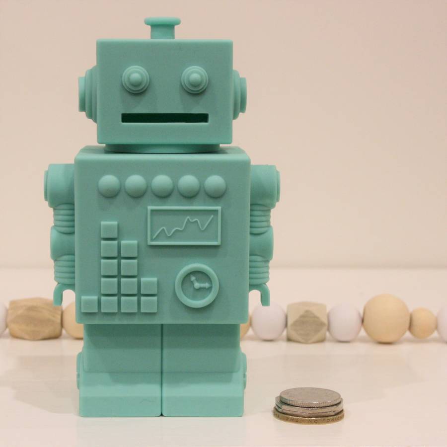 Robot Silicone Money Box in Various Colours,Robot Piggy Money Bank, Robot Silicone Money Box in Various Colours, Mr Robert Silicone Robot Money Box,bath toys
