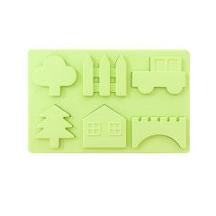 Silicone House Shape Matching Sorting Board for Baby,Early Learning Educational Activity Toy Silicone House Shape Matching Sorting Board for Toddler Baby
