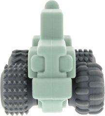 Silicone Vehicle Teether Toy for Toddlers,Silicone Teether Toy for Babies – Textured Teething Car with Moving Wheels, Easy to Hold, Soothes Sore Gums, Encourages Tactile Development & Hand-Eye Coordination