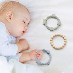 Custom Baby Teether Rings Silicone Teethers,Custom Baby Teether Rings Silicone Teethers, Multi Use Teething Chew Toys Baby Teething Rings for Infant Boys and Girls