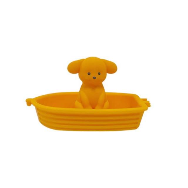 Eco-Friendly Non Toxic Bath Toys,Eco-Friendly Non Toxic Bath Toys, Animal Bath Toys with Floating Boats, Dog Cat Bear Mold Free Bathtub Toy for Toddlers