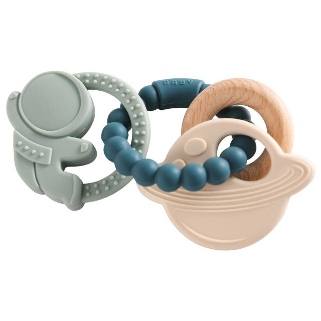Easy to Hold Silicone Teether Baby Infant Toys,Easy to Hold Silicone Teether Baby Infant Toys Teething Ring for Baby Essentials
