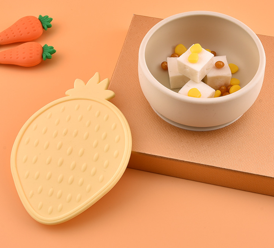 Silicone Suction Bowl with Lid for Baby Toddlers Feeding,Silicone Suction Bowl with Lid for Baby Toddlers Feeding