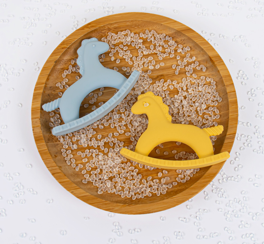 BPA Free Rocking Horse Silicone Teether Toy,BPA Free Rocking Horse Silicone Teether Toy for Newborn