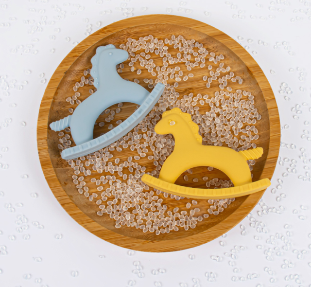 BPA Free Rocking Horse Silicone Teether Toy,BPA Free Rocking Horse Silicone Teether Toy for Newborn