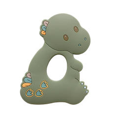 Baby Sensory Teether 100% Food Grade Silicone,New Arrival Dinosaur Baby Sensory Teether 100% Food Grade Silicone Teether Toys Newborn Chewed Teething Toy