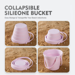 Customize Travel Friendly Silicone Beach Toys,Customize Travel Friendly Silicone Beach Toys, Baby Beach Essential Sand Molds, Beach Bag, Sand Toys for Toddler Kids