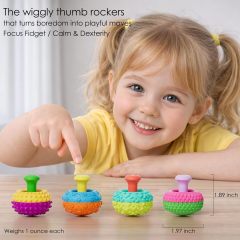 Silicone Thumb Rocker Fidget Toys for Kids Adults,Silicone Thumb Rocker Fidget Toys for Kids Adults, Stress Relief Sensory Toys for Autism ADHD Anxiety,Fun Textures Gadgets