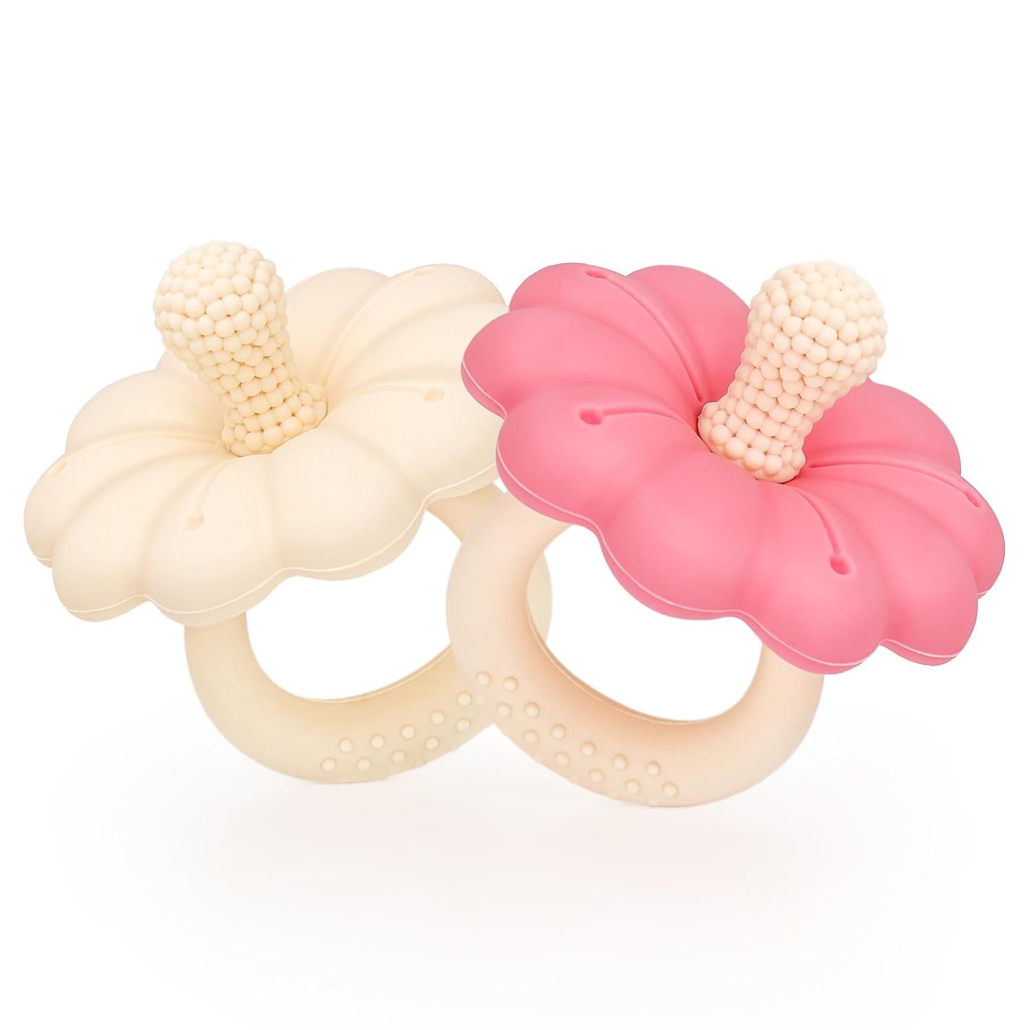 Baby Teething Toy with Massaging Particles,Baby Teething Toy with Massaging Particles, Silicone Teethers for Babies