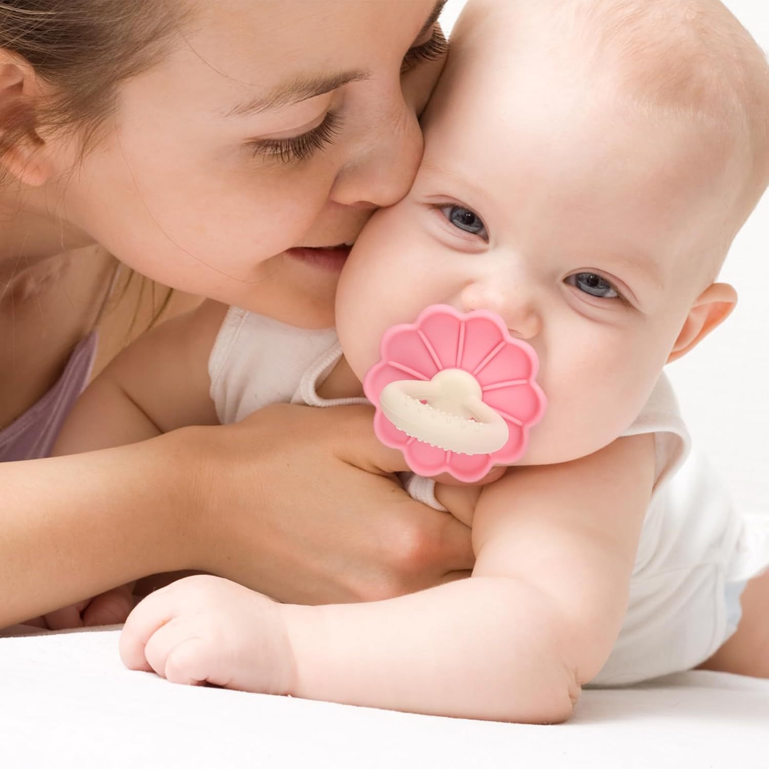 Baby Teething Toy with Massaging Particles,Baby Teething Toy with Massaging Particles, Silicone Teethers for Babies
