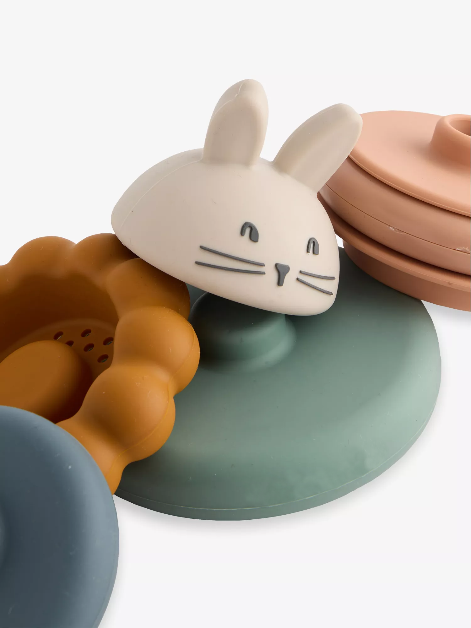 New Silicone Bunny Stacker Tower Toy,New Silicone Bunny Stacker Tower Toy - 5piece Stackable Teether, BPA Free Approved