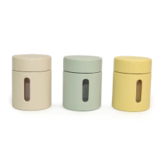 3 Packs Glass Food Jar With Silicone Sleeve and Lid,3 Packs Glass Food Jar With Silicone Sleeve and Lid, Ideal for Storage Baby First Foods Snacks On-the-go