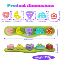 Silicone Bath Toys Color and Shape Sorting & Stacking Toys,Montessori Mold Free Silicone Bath Toys Color and Shape Sorting & Stacking Toys, Soft Textured Early Learning Tub Toys
