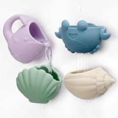 New Mold Free Food Grade Silicone Bathtub Pouring Toys,New Mold Free Food Grade Silicone Bathtub Pouring Toys for Toddler, BPA-Free Bath Tub Toys for Babies