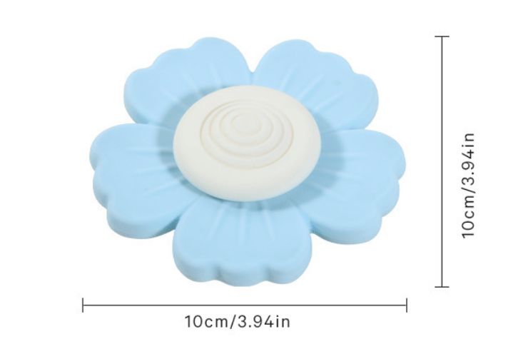 Floral Silicone Suction Cup Spinner Toy,Floral Silicone Suction Cup Spinner Toy, Rotating Play for Baby Toddlers Airplane Car Travel Table Highchair & Window Toys