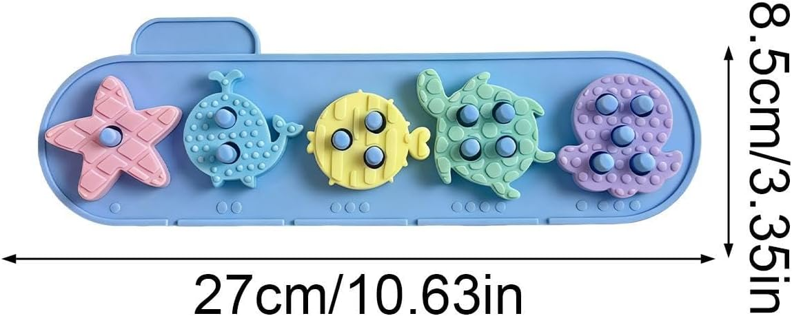 16Pcs Montessori Silicone Shape Sorter Stacking Toy,Soft Stacking Blocks for Baby - Sensory Montessori Toys Toddler Activities - Gifts for Boy Girl 6 9 12 18 Months 1 2 3 Year Old Birthday - Infant Bath Toys