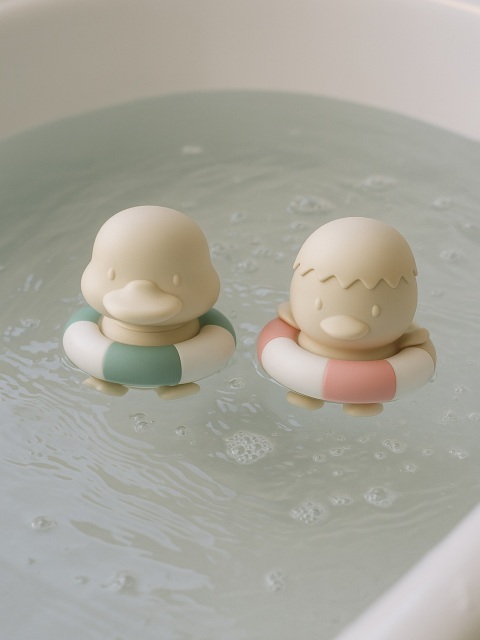 Ducks Floating Bath Toys,Bath Toys Play Set for Toddlers,Ducks Floating Bath Toys,Bath Toys Play Set for Toddlers, 100% Food Grade Silicone, Mold Free