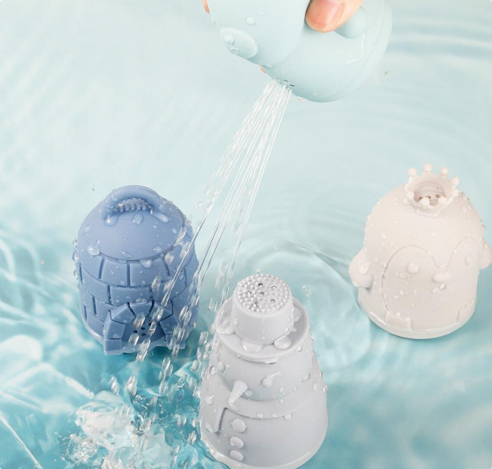 New Custom Bath Penguin Buddies Toy,New Custom Bath Penguin Buddies Toy,Personalized Silicone Bath Toys, Baby and Toddler Bathtub Toy