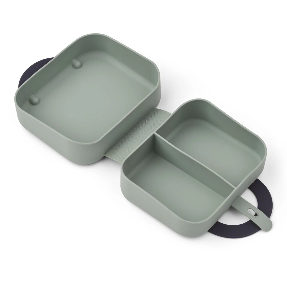 Silicone Food Storage Containers,Printing Design Oven & Dishwasher Safe BPA Free Silicone Bento Box for Kids Bento Lunch Box Foldable Lunch Box