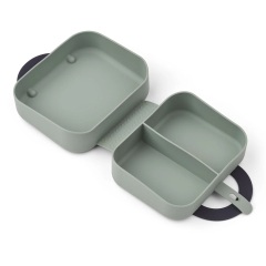 Silicone Food Storage Containers,Printing Design Oven & Dishwasher Safe BPA Free Silicone Bento Box for Kids Bento Lunch Box Foldable Lunch Box