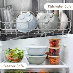 Stainless Steel & Silicone Toddler Suction Bowls with Lids,Stainless Steel & Silicone Toddler Suction Bowls with Lids,Dishwasher Safe Seamless One Piece Design for Toddler