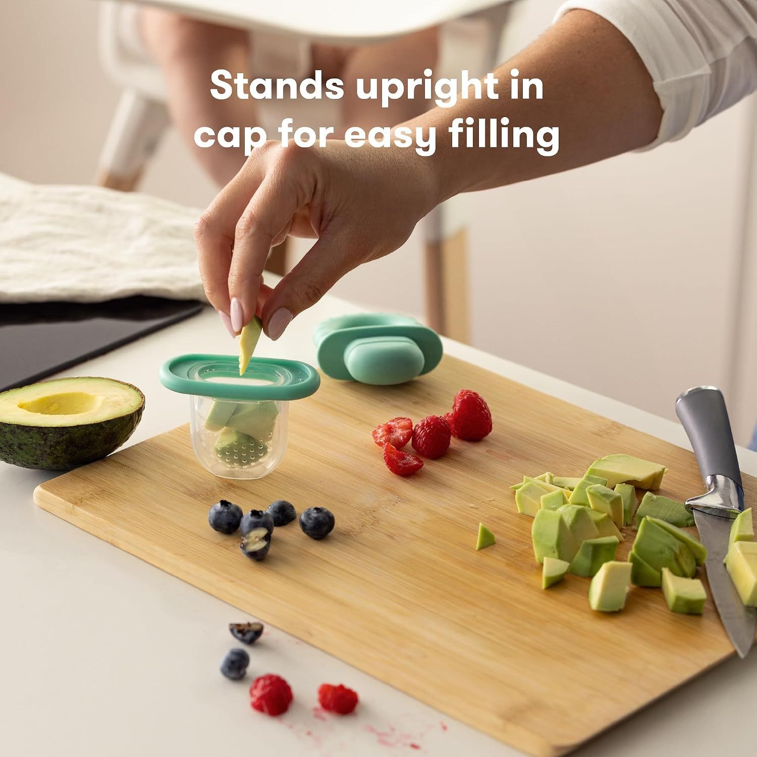 Push Pop Silicone Feeder,Push Pop Silicone Feeder, Baby Fruit Feeder, 3 Count, BPA Free | Safely Introduce New Foods, Fresh + Frozen, Breastmilk Popsicles, BPA Free, Dishwasher Safe