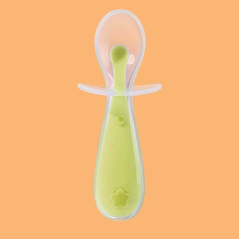 Food Grade Baby Led Weaning Spoon,Food Grade Baby Led Weaning Spoon Training Feeding for Kids Toddlers Children and Infants Baby Silicone Soft Spoons