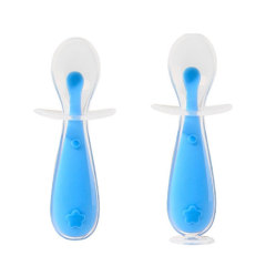 Food Grade Baby Led Weaning Spoon,Food Grade Baby Led Weaning Spoon Training Feeding for Kids Toddlers Children and Infants Baby Silicone Soft Spoons