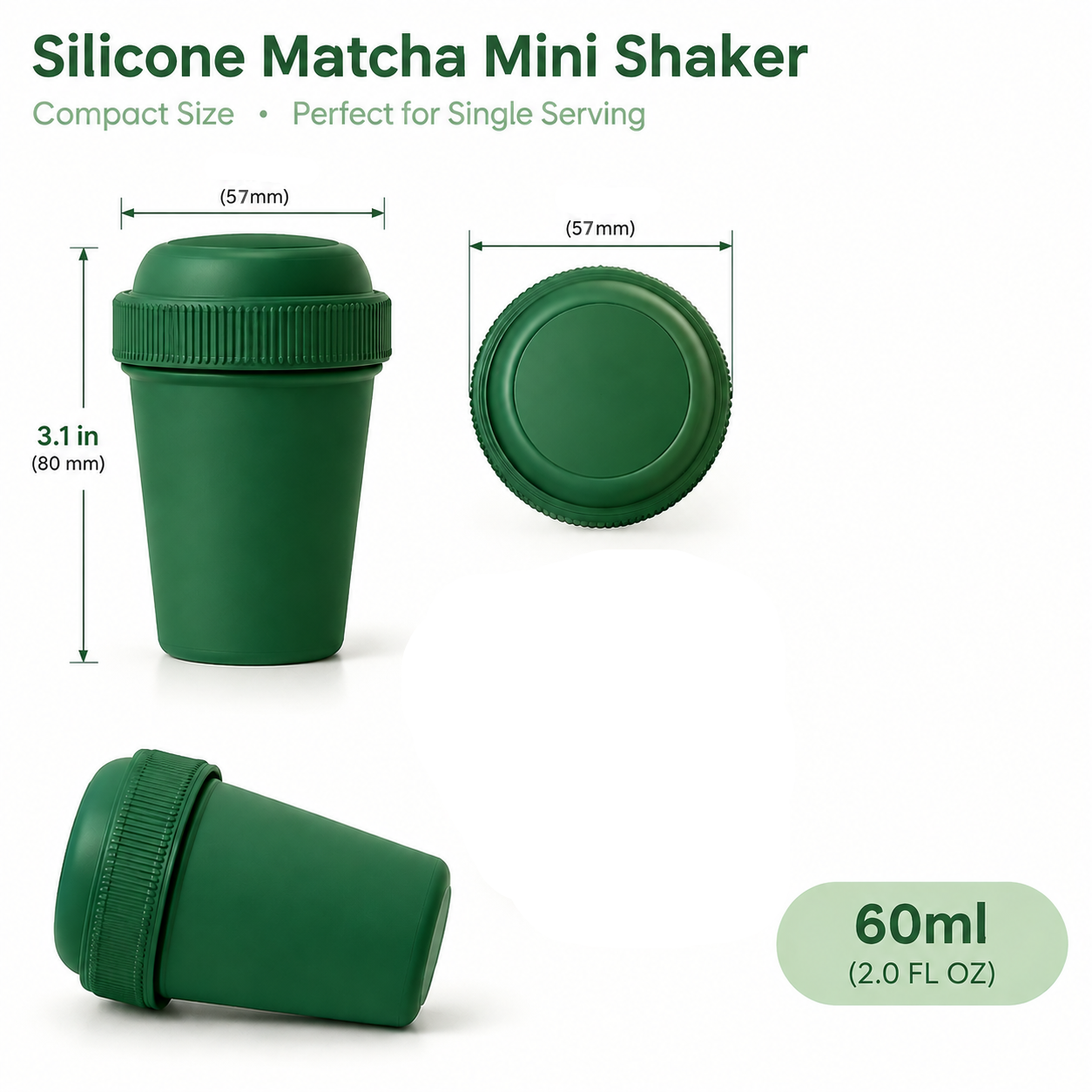 100% Premium Silicone Matcha Shaker Cup,New Hot Selling 100% Premium Silicone Matcha Shaker Cup, BPA Free DIY Mixer for Tea Lattes Whisk Alternative