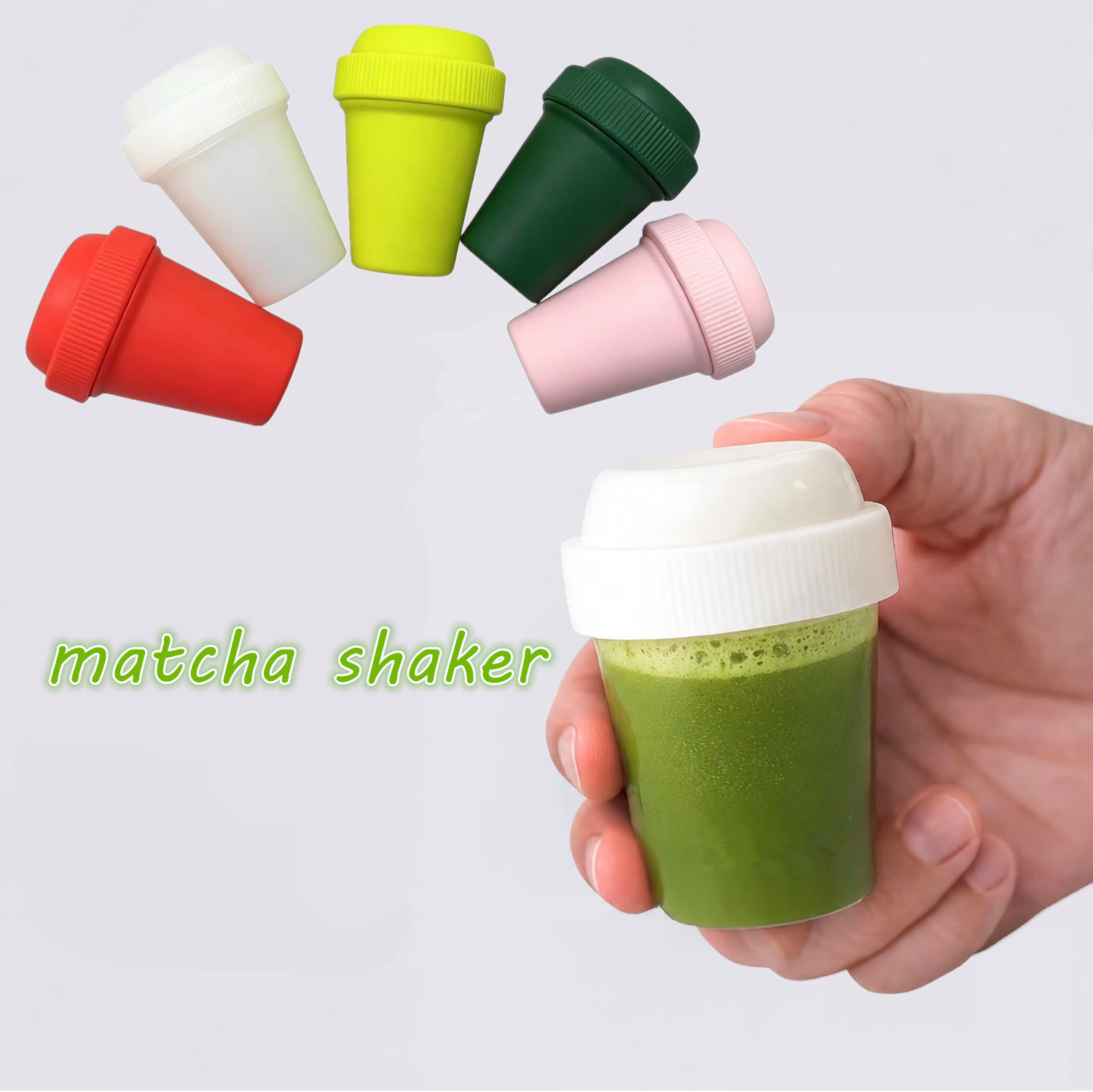 100% Premium Silicone Matcha Shaker Cup,New Hot Selling 100% Premium Silicone Matcha Shaker Cup, BPA Free DIY Mixer for Tea Lattes Whisk Alternative