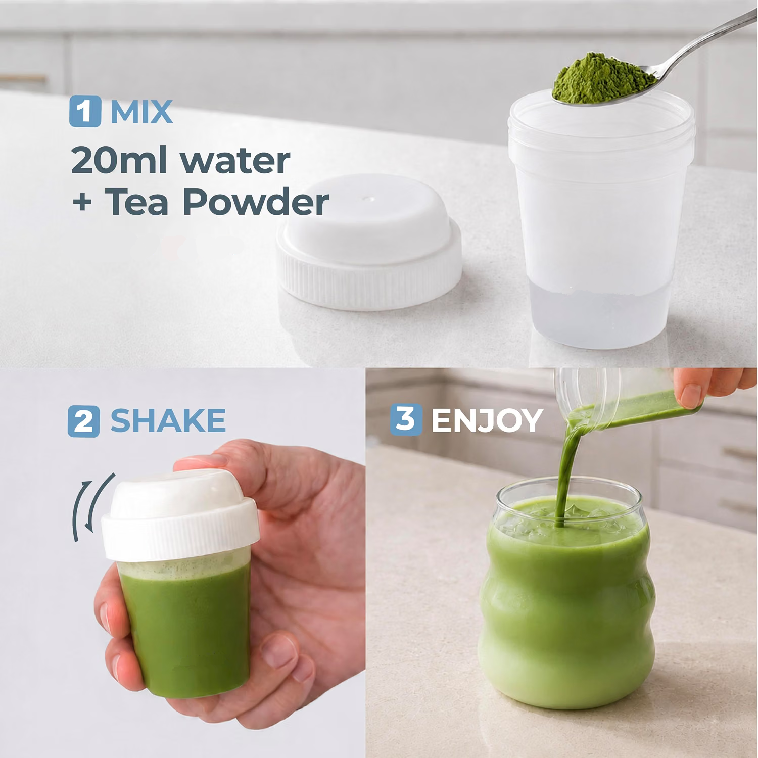 100% Premium Silicone Matcha Shaker Cup,New Hot Selling 100% Premium Silicone Matcha Shaker Cup, BPA Free DIY Mixer for Tea Lattes Whisk Alternative