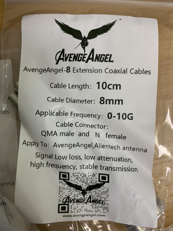AvengeAngel-8 N to QMA conversion cable 10cm adapted to AvengeAngel-15 20m extension cable