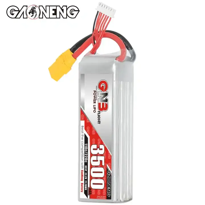 GAONENG GNB 3500mAh 6S 22.2V 110C XT90 RC LiPo Battery FPV Drone Large Scale Plane Helicopter