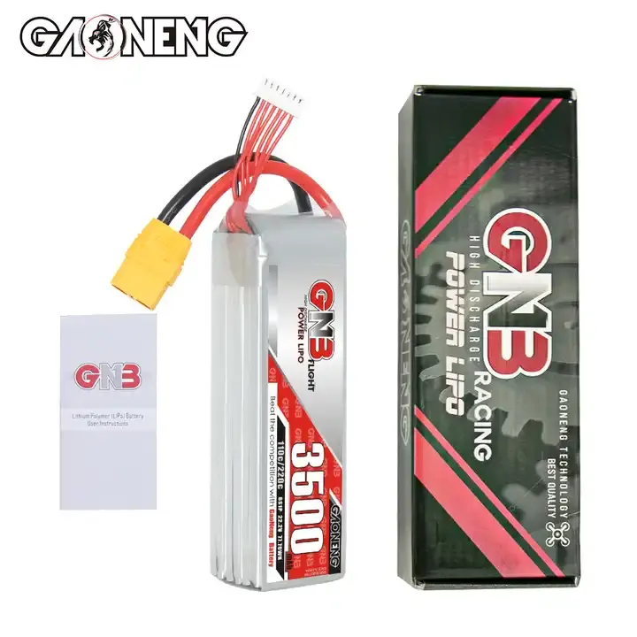 GAONENG GNB 3500mAh 6S 22.2V 110C XT90 RC LiPo Battery FPV Drone Large Scale Plane Helicopter