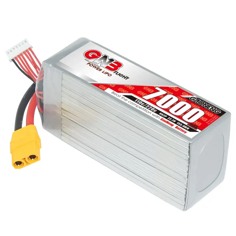 GAONENG GNB 7000mAh 6S 22.2V 110C XT90 RC LiPo Battery FPV Drone Large Scale Plane Helicopter