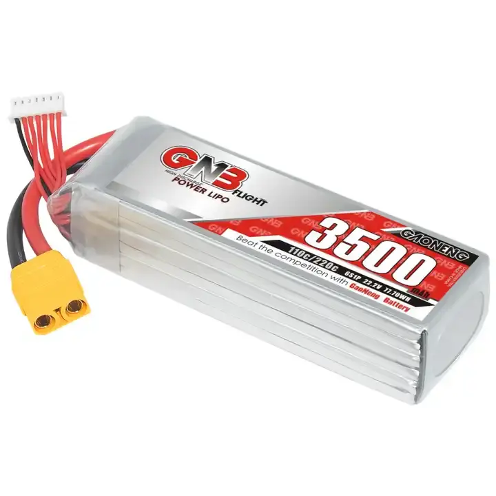 GAONENG GNB 3500mAh 6S 22.2V 110C XT90 RC LiPo Battery FPV Drone Large Scale Plane Helicopter