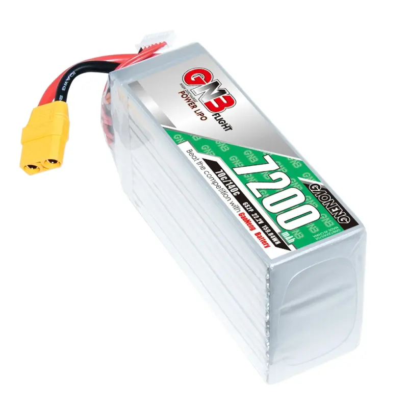 GNB GAONENG 6S 7200mah 22.2V 70C 140C XT90 RC LiPo battery for RC Boat Cars Drone Racing Truck Arrma RTR Redcat Racing Monster