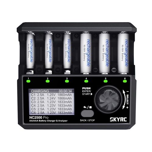 SkyRC NC2500 Pro Ładowarka AA/AAA NiMH/NiCD 2,5A