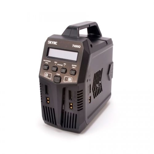 SkyRC T400Q Quattro Balance Charger 1-6S LiPo/LiFe/Lilon/LiHV DC/AC 4x100W 12A
