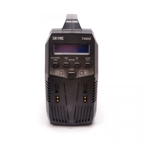 SkyRC T400Q Quattro Balance Charger 1-6S LiPo/LiFe/Lilon/LiHV DC/AC 4x100W 12A
